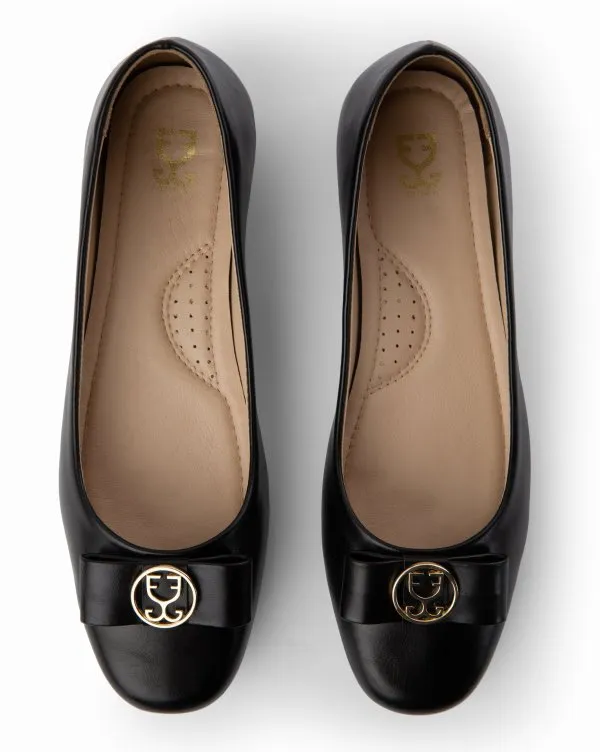 Chief Fun Officer - Black : Ballet Flats