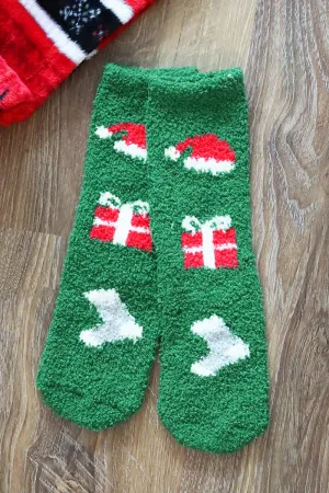 Christmas Spirit Fuzzy Socks
