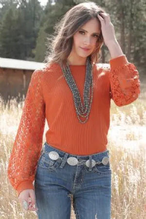 Cinch Women's Waffle Knit Blouse