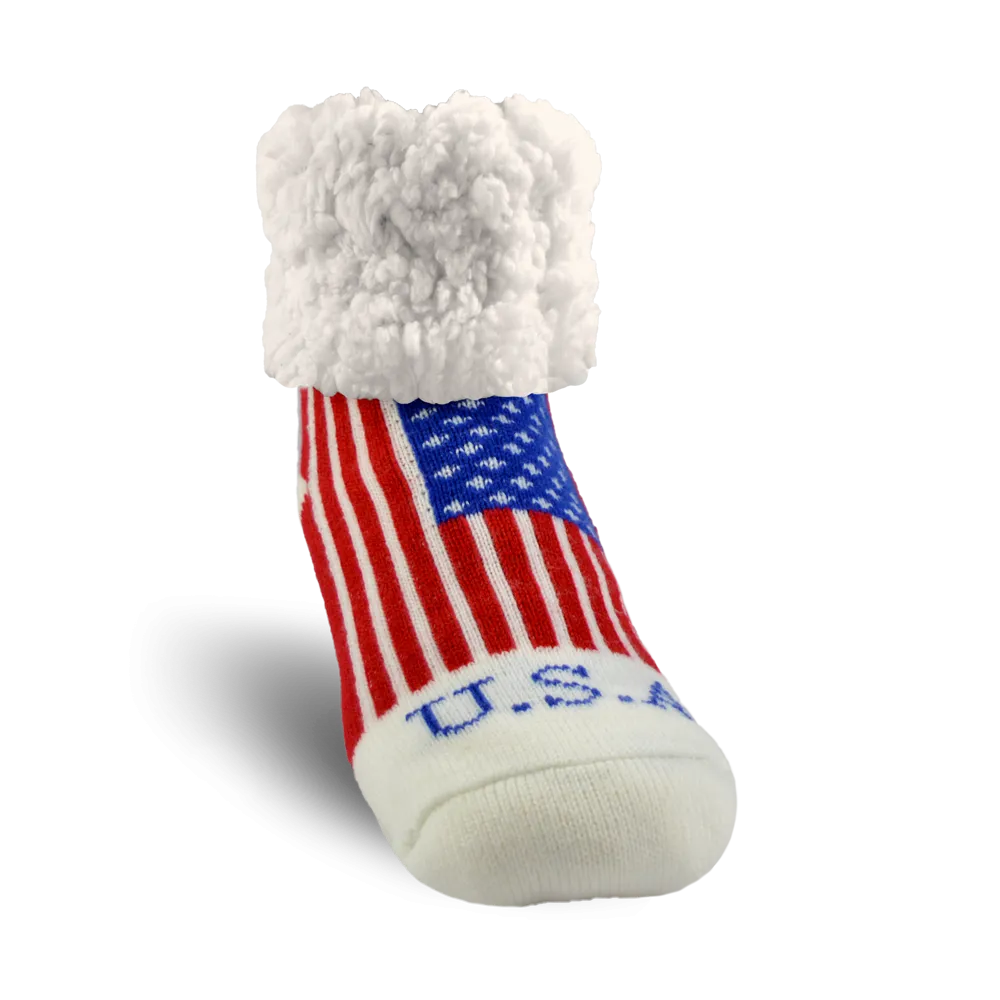 Classic Slipper Socks | Americana
