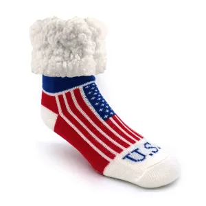 Classic Slipper Socks | Americana