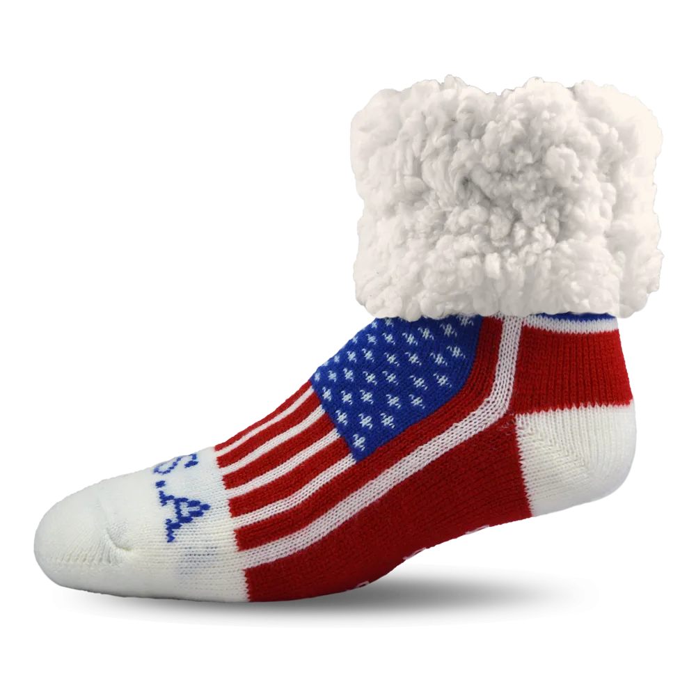 Classic Slipper Socks | Americana