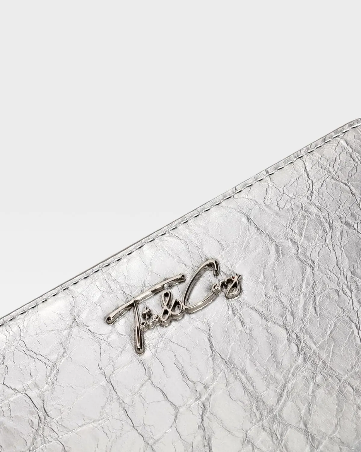 Clutch Wallet in Silver