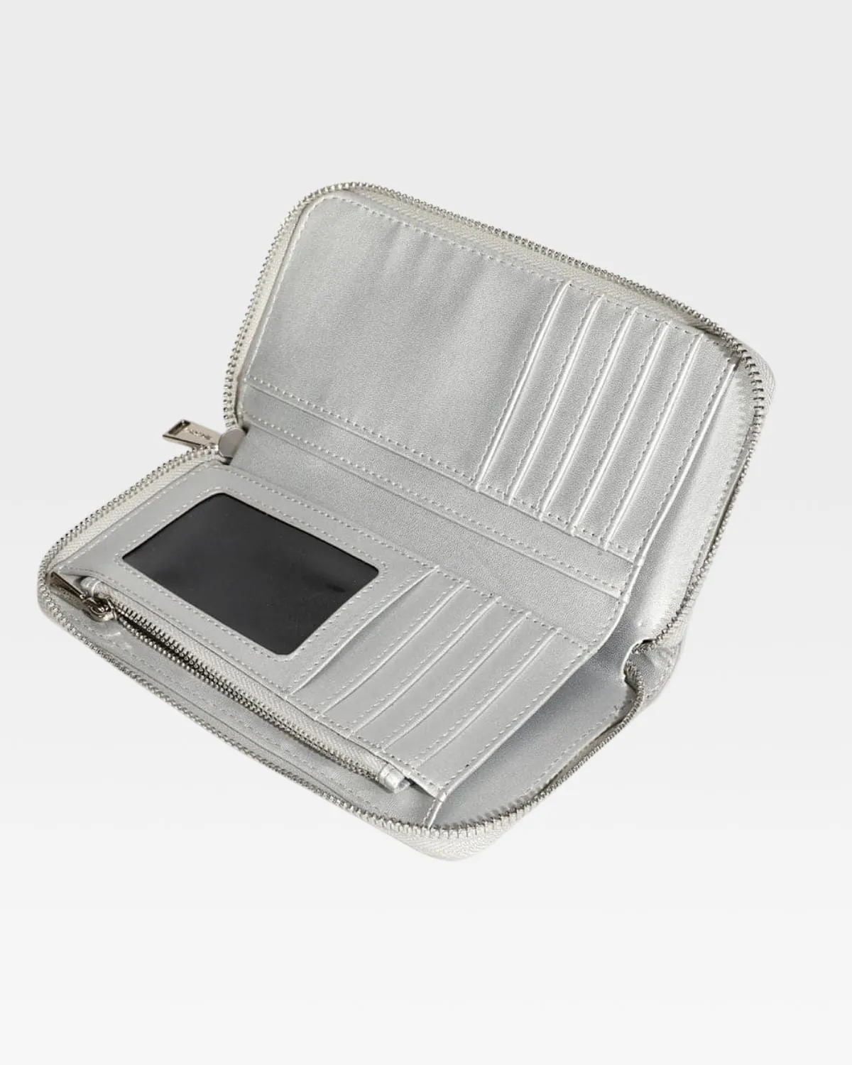 Clutch Wallet in Silver