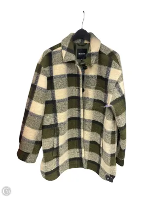 Coat Wool By Madewell In Green, Size: L