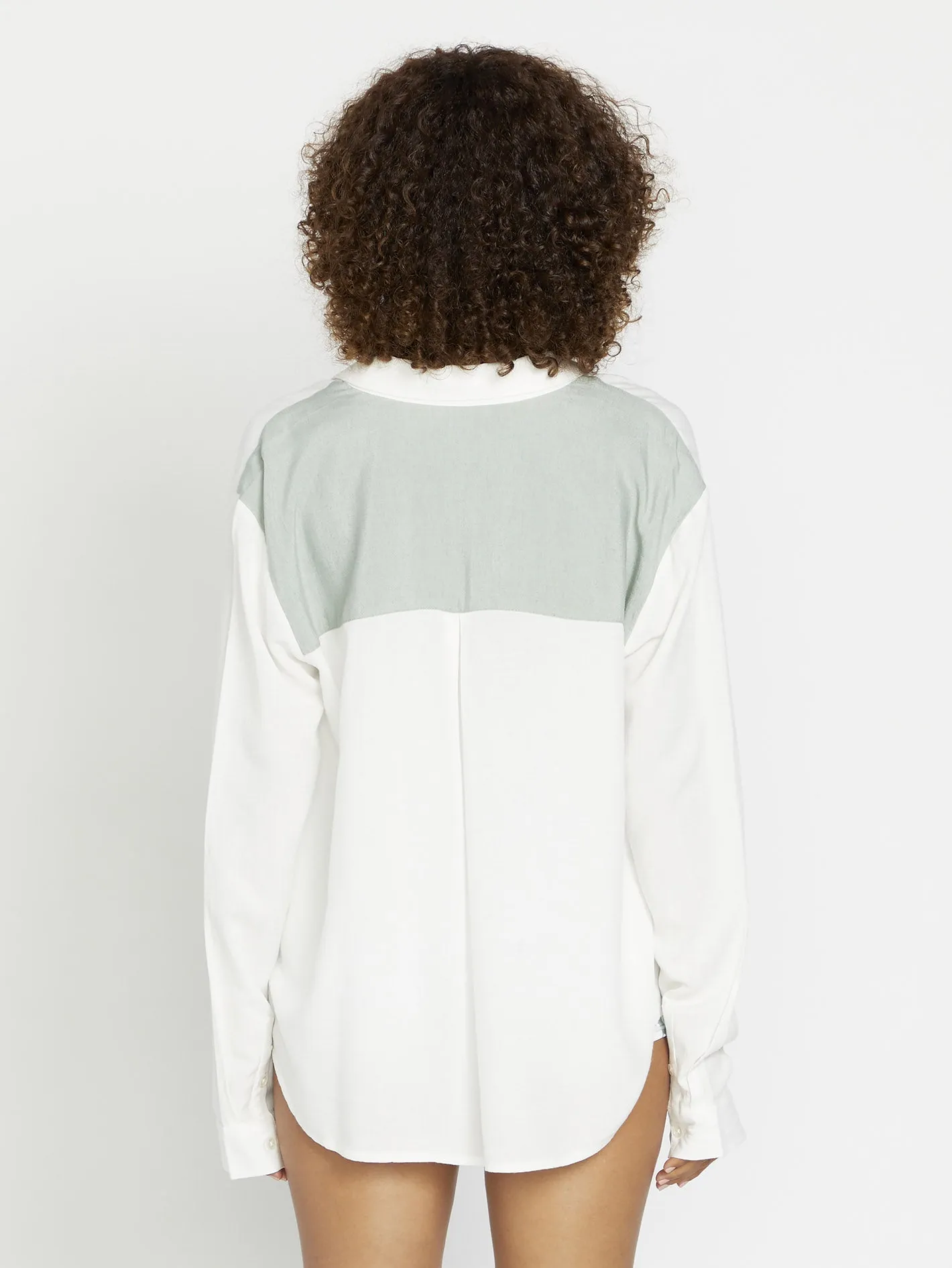Coco Ho Yoked Shirt - Star White