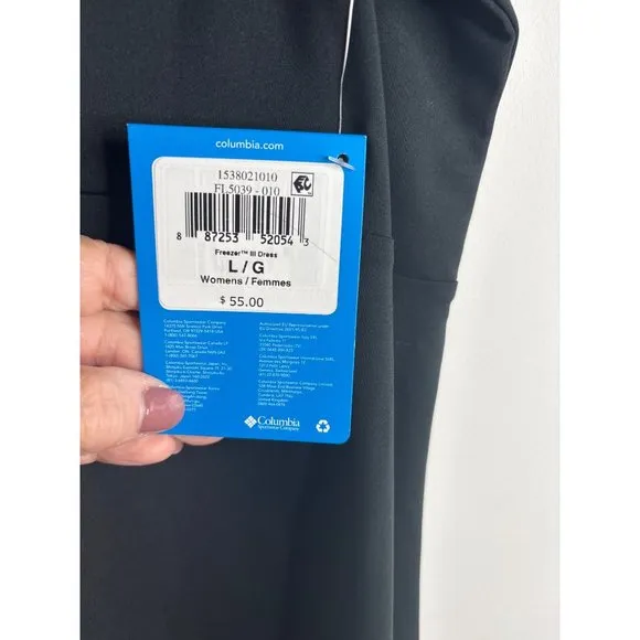 Columbia Women's Black Freezer III Dress Size L NWT