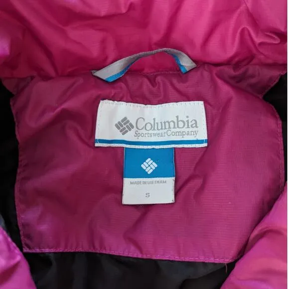 Columbia Women's Powder Pillow Hybrid Jacket Deep Blush size Small