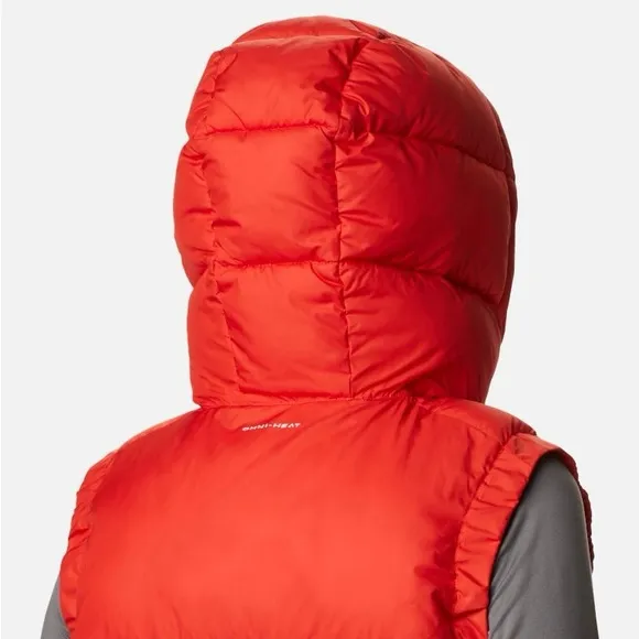 Columbia Women's Red/ Orange pike Lake Puffer all Vest