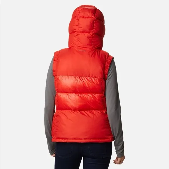 Columbia Women's Red/ Orange pike Lake Puffer all Vest