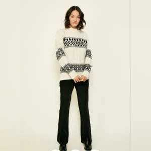COPY - New Revolve X Line &amp; Dot Fair Isle Cable Knit Chunky Oversized Sweater L…