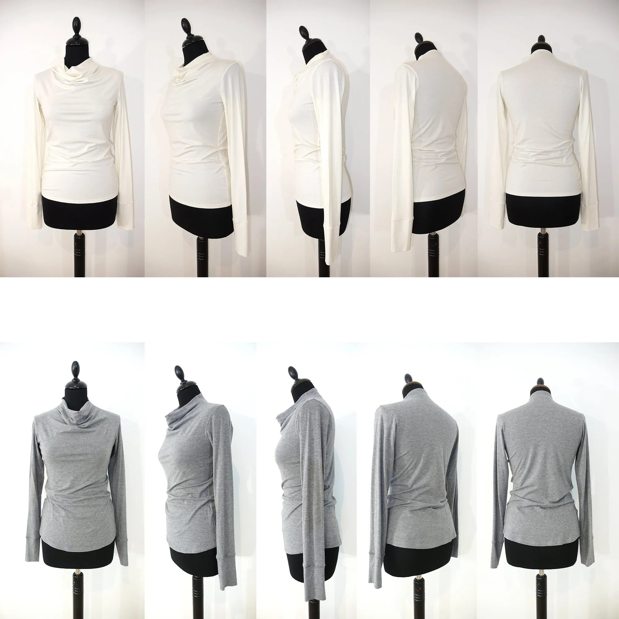 Cowl Neck Top Sewing Pattern N.57A
