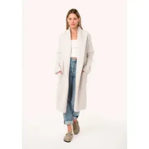Cozy Oversized Two Pocket Hooded Cardigan