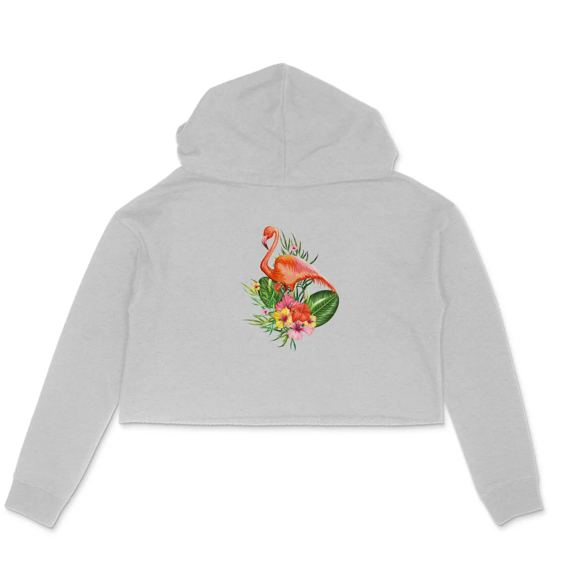 Crop Hoodie (Women) - Fashionable Flamingo (6 Colours)