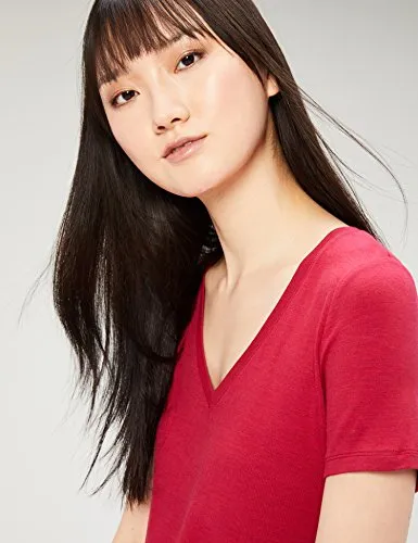 Daily Ritual Women's Jersey Short-Sleeve V-Neck T-Shirt Dress
