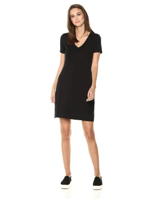 Daily Ritual Women's Jersey Short-Sleeve V-Neck T-Shirt Dress