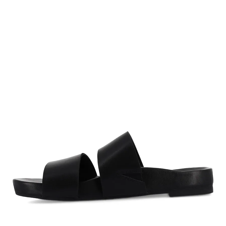 DAISY - BLACK BLACK LEATHER