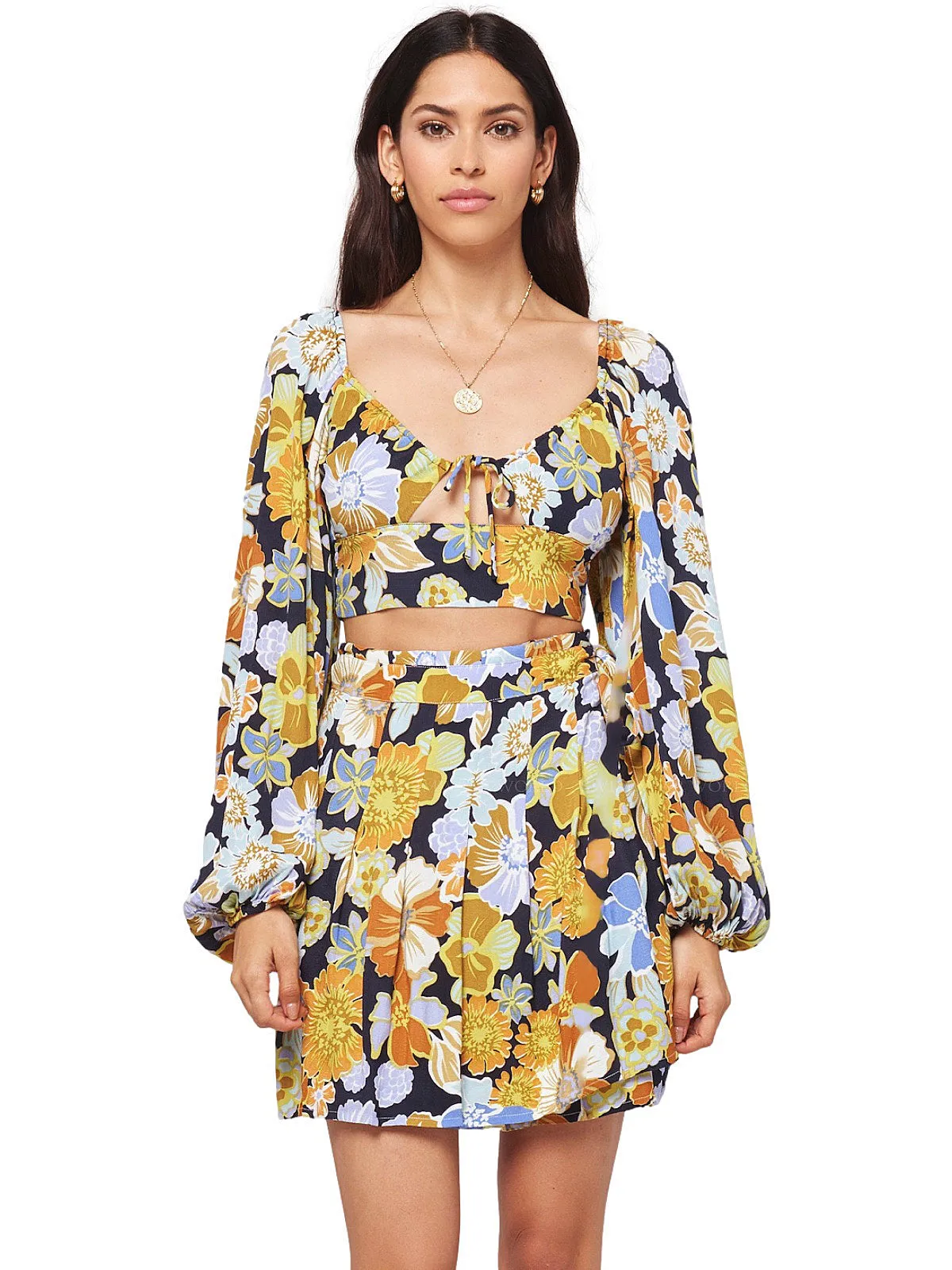 Daphne Blouse-Daphne Skirt ::RET