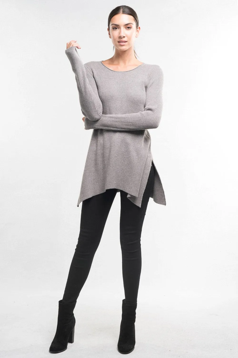 Darla Swing Hem Sweater