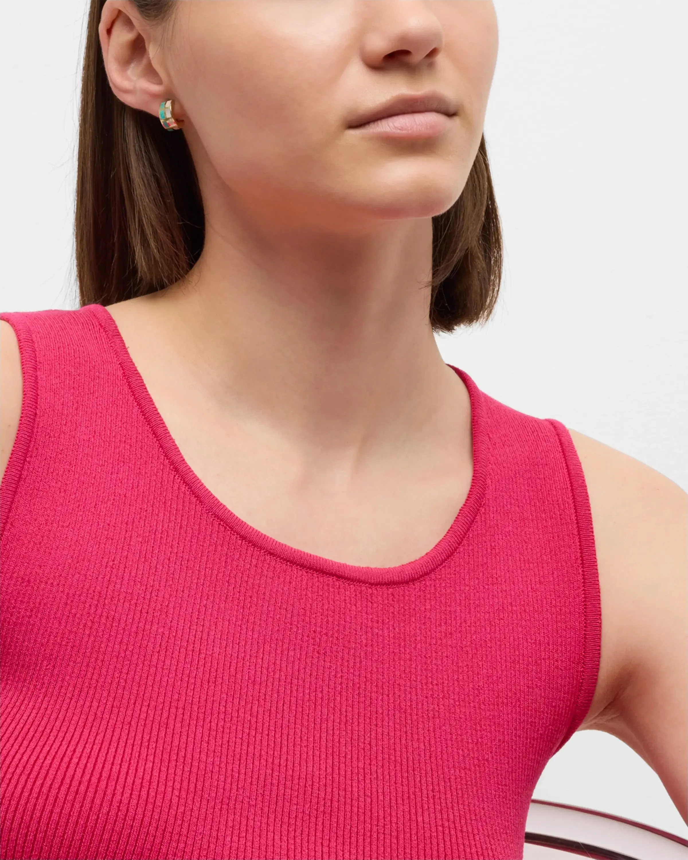 Dash Multicolor Sterling Huggie Earrings