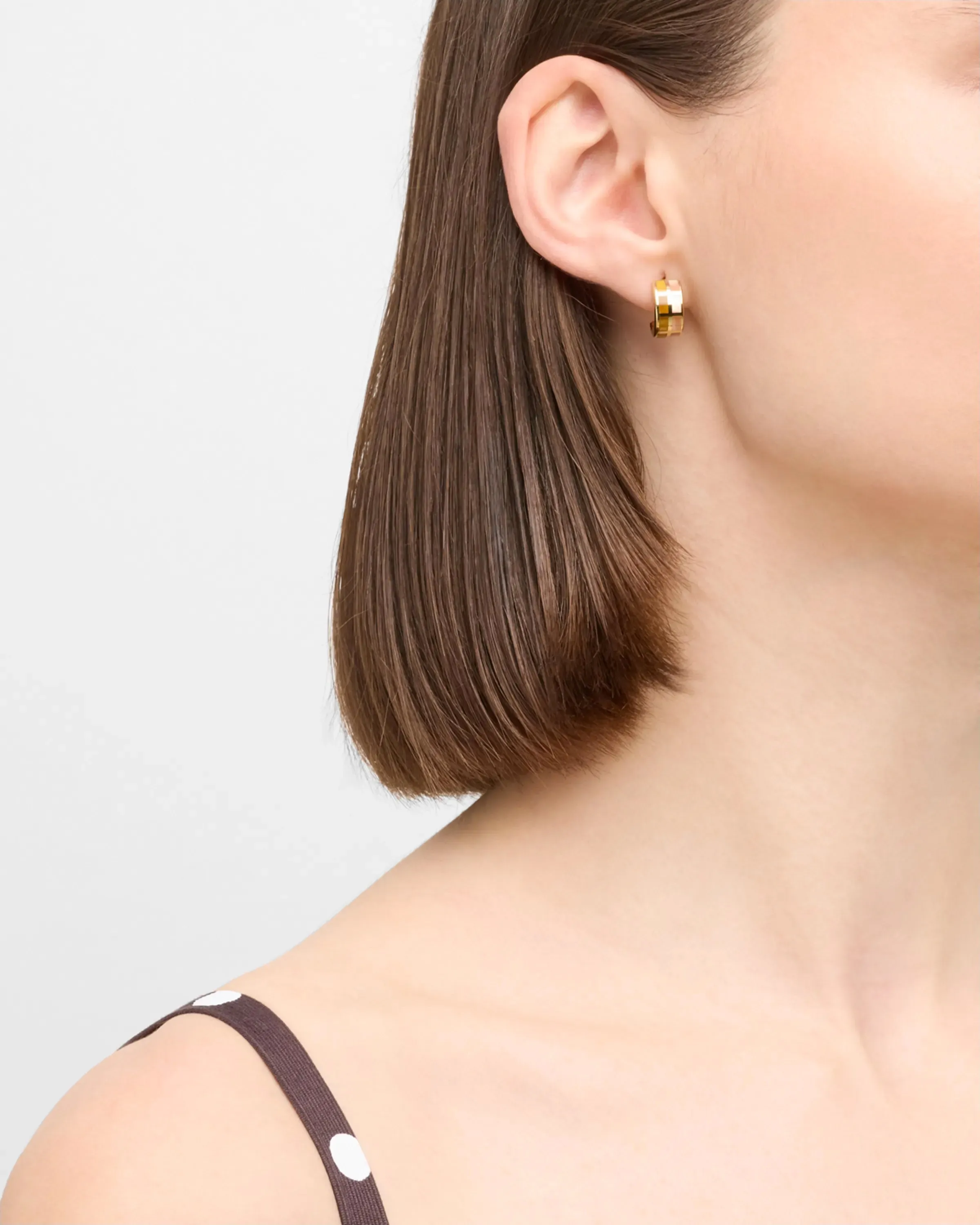Dash Multicolor Sterling Huggie Earrings