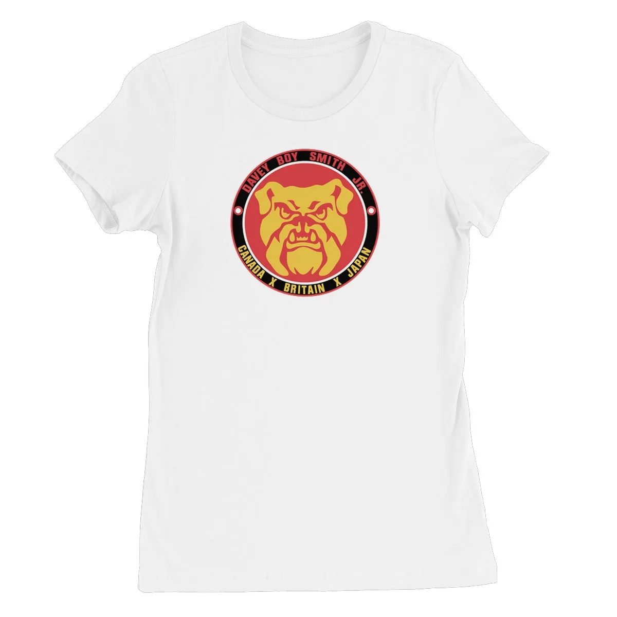 Davey Boy Smith Jr Japan Bulldog Women's Short Sleeve T-Shirt