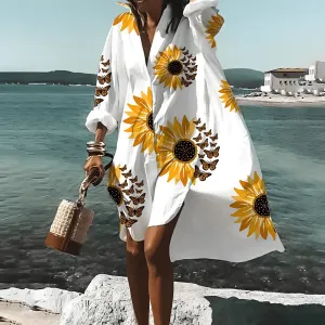 Delia® | Stylish Unique Print Knee Length Dress