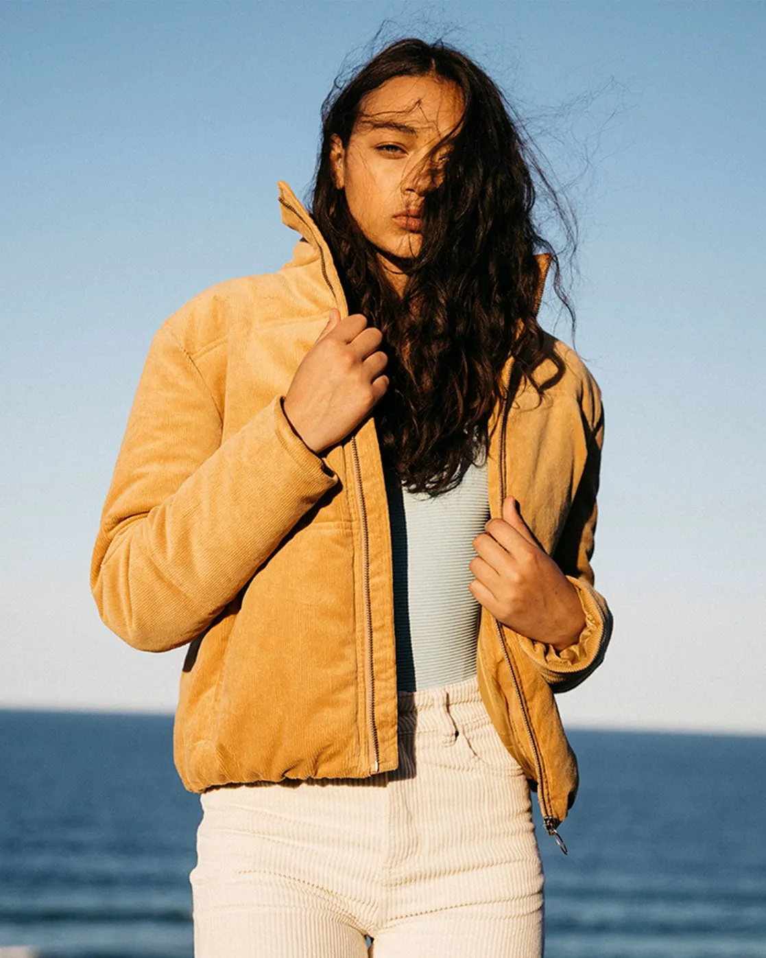 Desert Cord Puffer Jacket