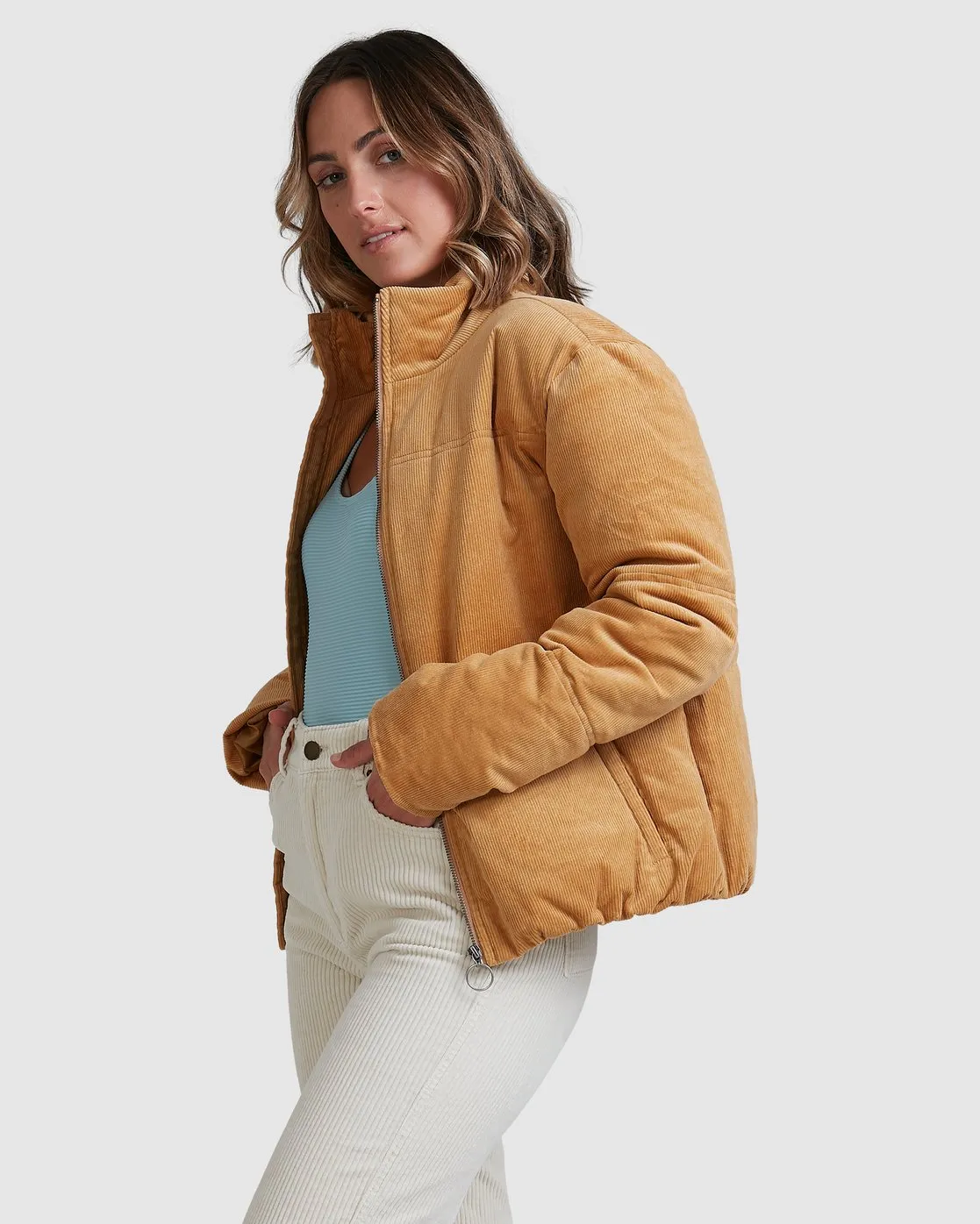Desert Cord Puffer Jacket
