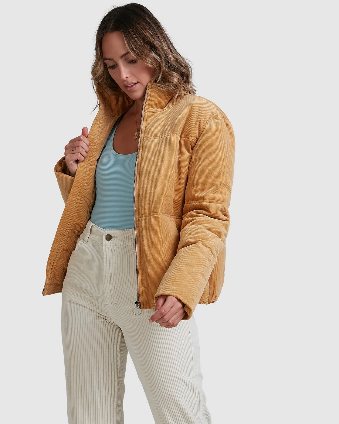 Desert Cord Puffer Jacket