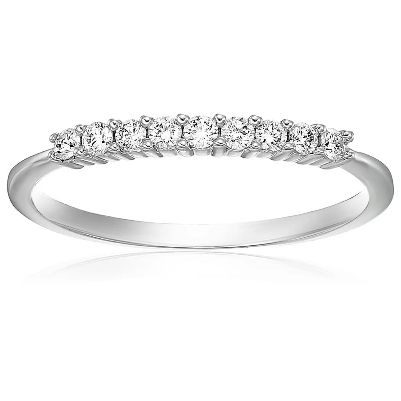 Diamond Wedding Band in 10k Gold