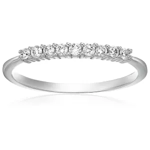 Diamond Wedding Band in 10k Gold