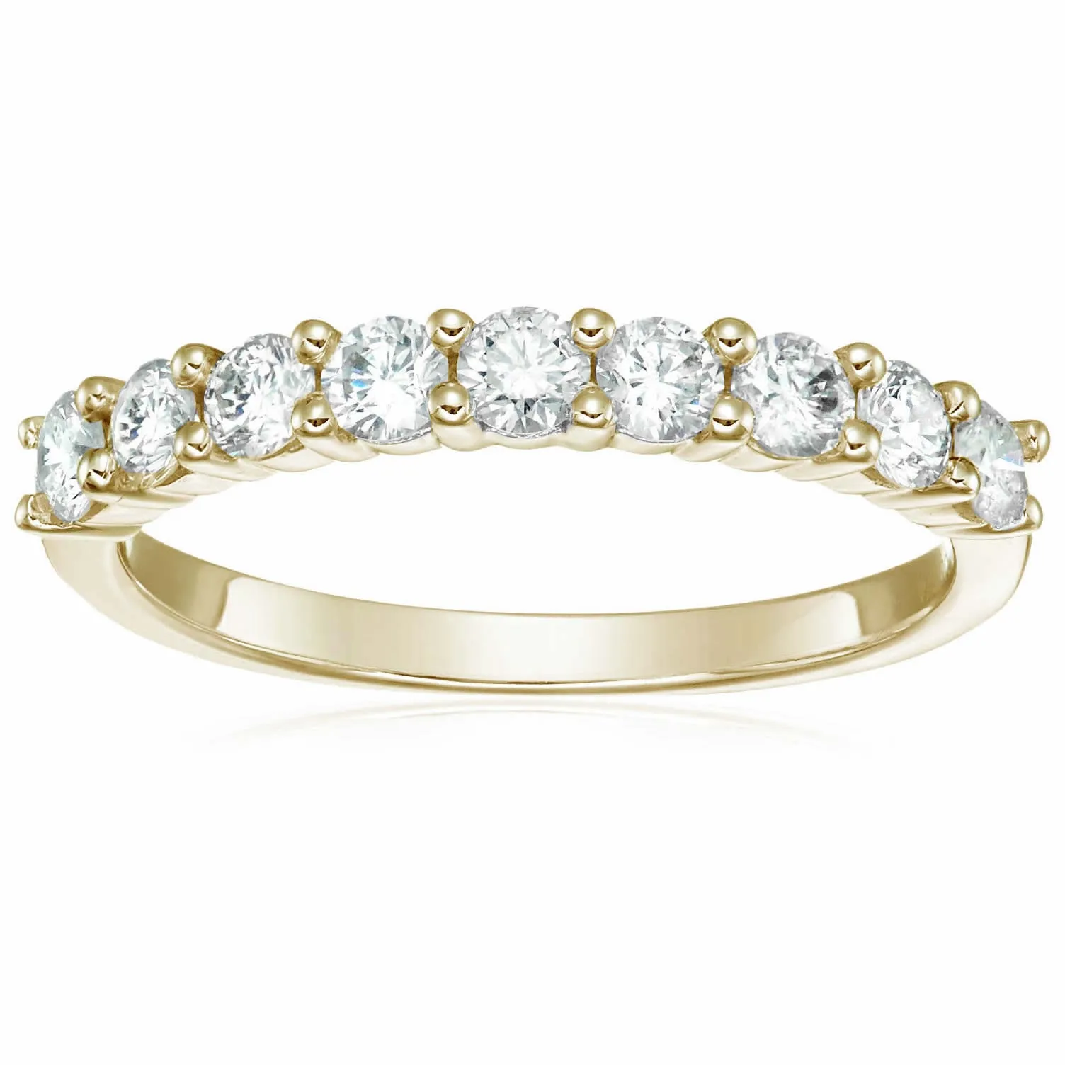Diamond Wedding Band in 10k Gold