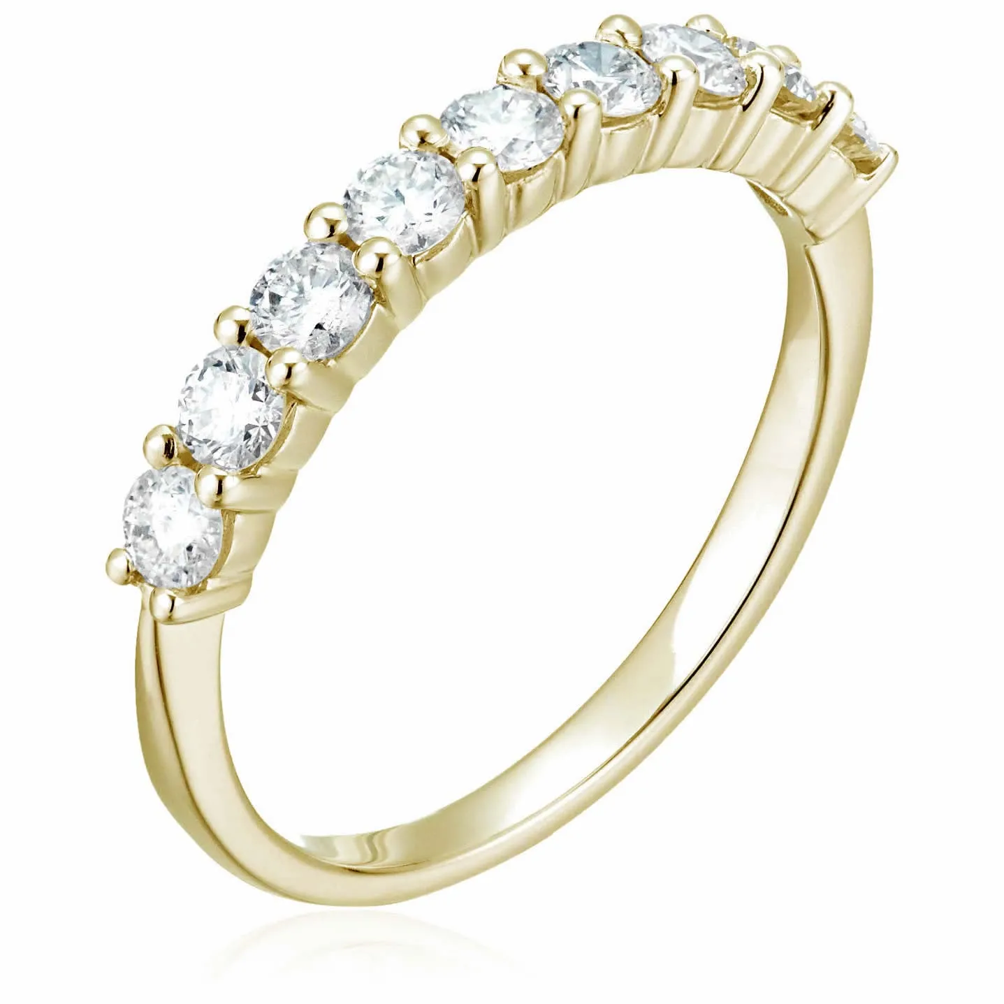 Diamond Wedding Band in 10k Gold