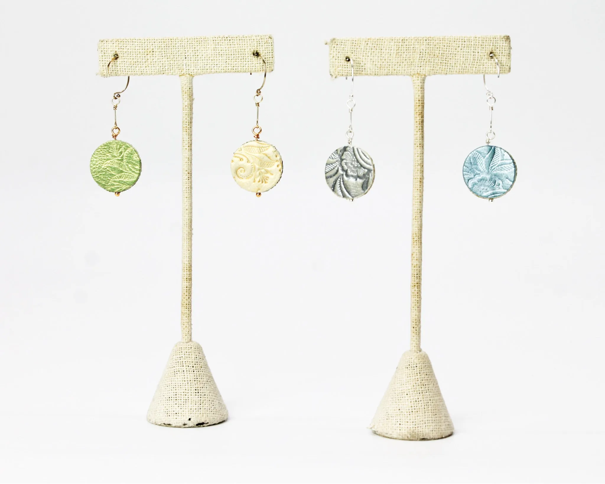 Disc Earring / Silvery Elemental