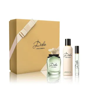 DOLCE & GABBANA DOLCE FOR WOMEN SET EDP 75 ml   EDP ROLLER BALL 7.4 ml   PRFM BODY LOTION 100 ml