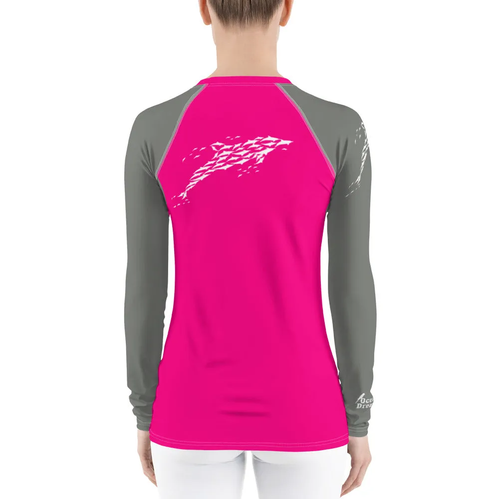 Dolphin Dreaming Women's Rash Guard