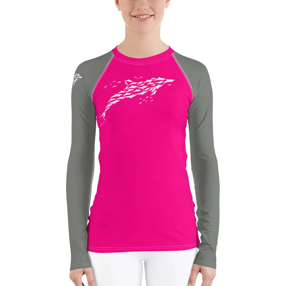 Dolphin Dreaming Women's Rash Guard