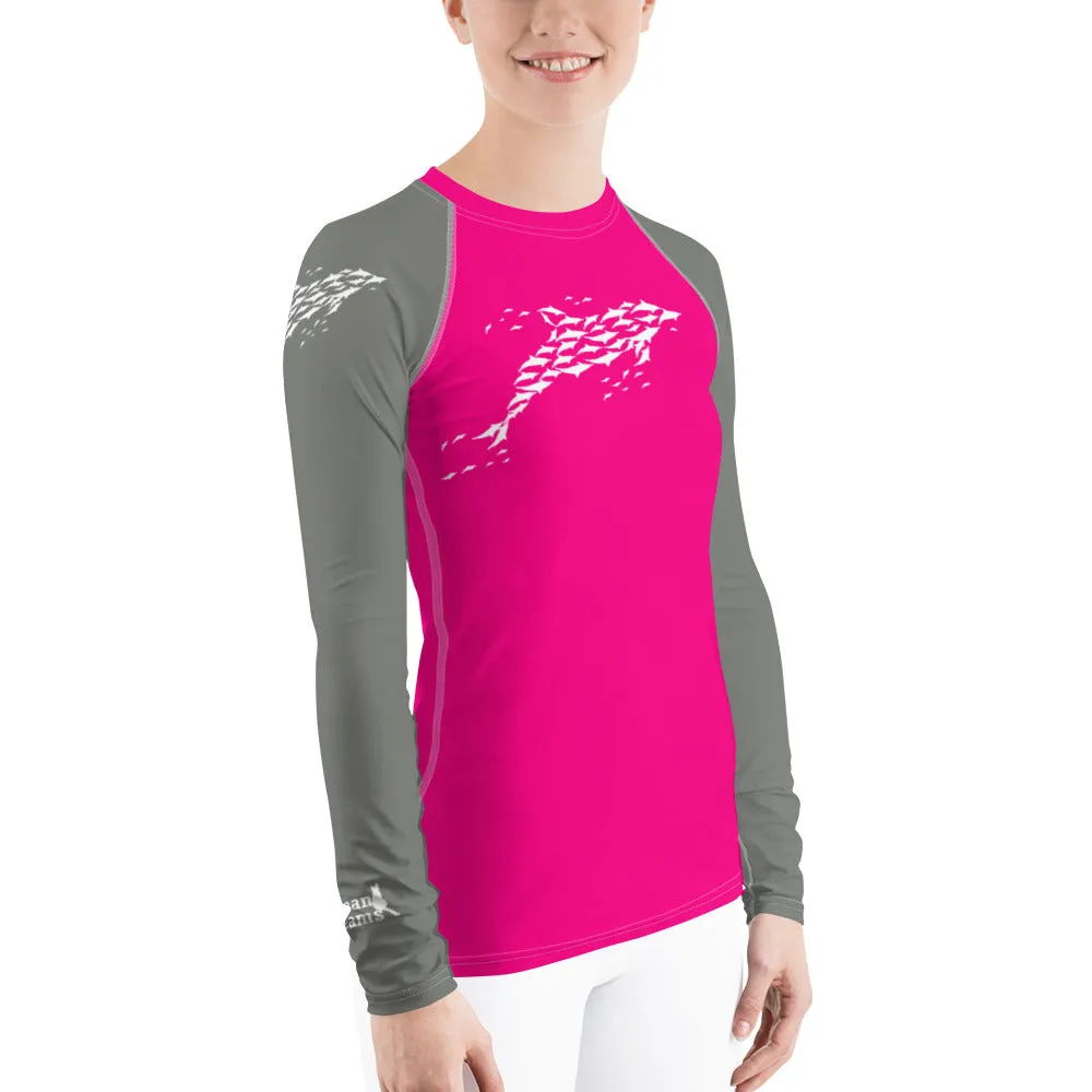 Dolphin Dreaming Women's Rash Guard