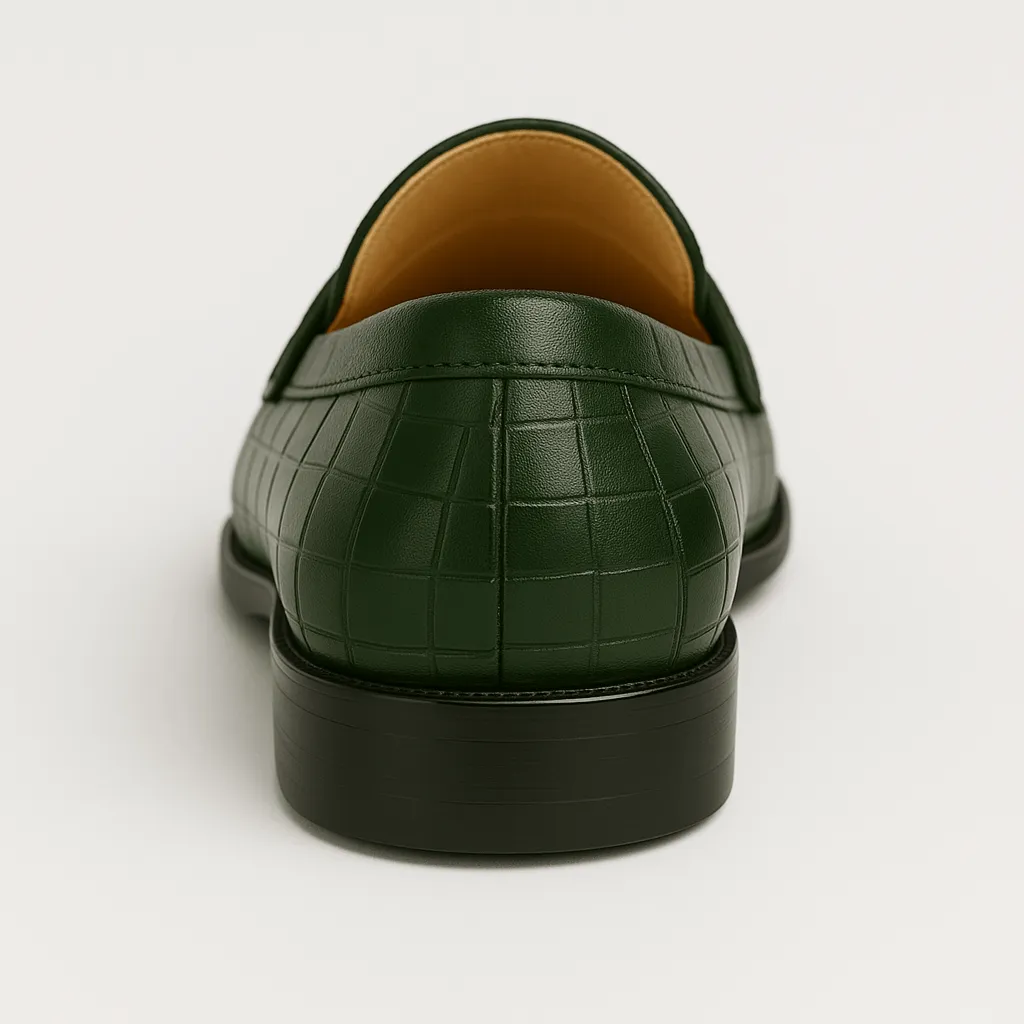 Domoir | Alligator Print Loafers