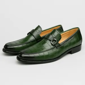 Domoir | Alligator Print Loafers