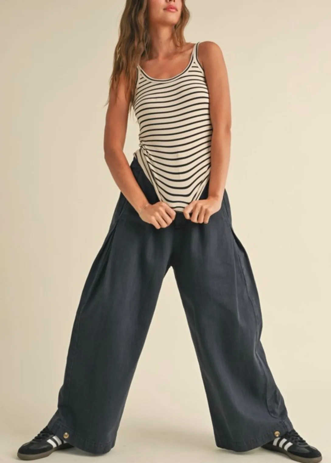Dove Stripe Tank Top
