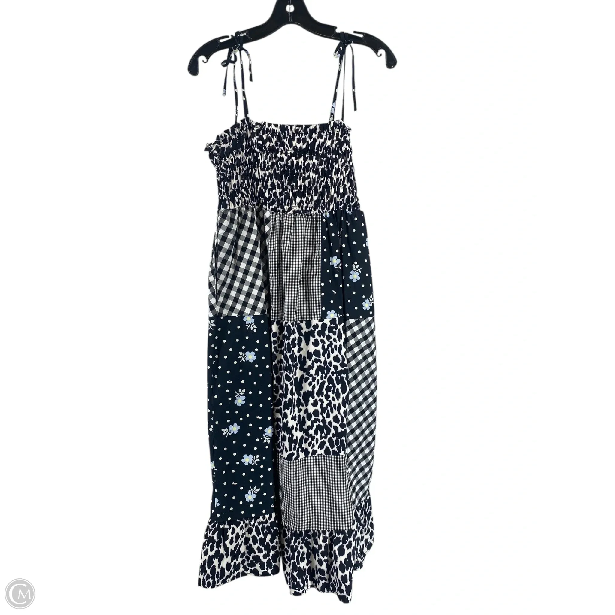 Dress Casual Maxi By Clothes Mentor In Black & White, Size: M