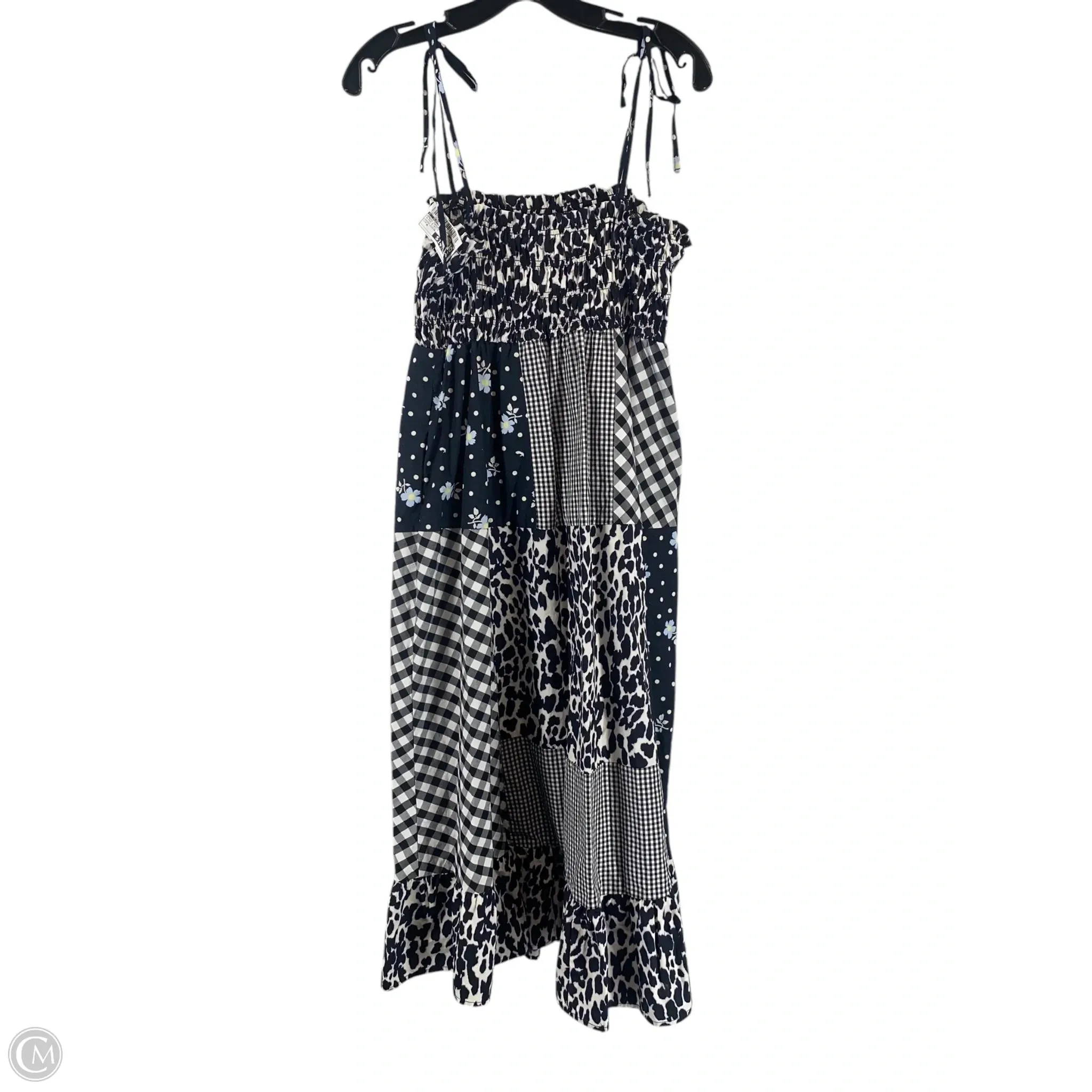 Dress Casual Maxi By Clothes Mentor In Black & White, Size: M
