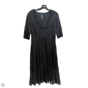 Dress Casual Midi By Free People In Black, Size: 10