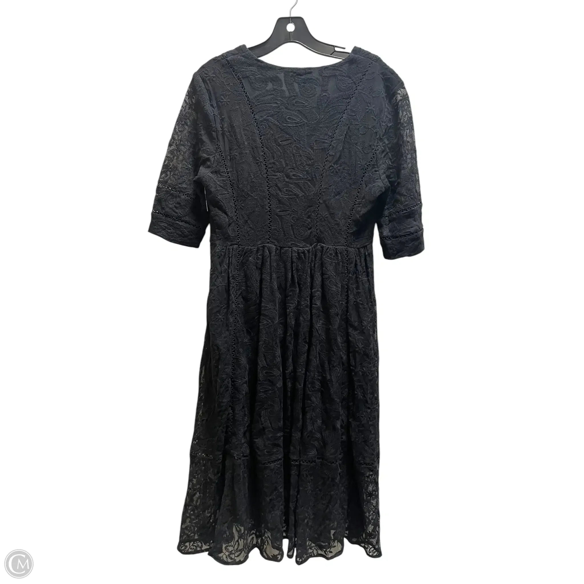 Dress Casual Midi By Free People In Black, Size: 10