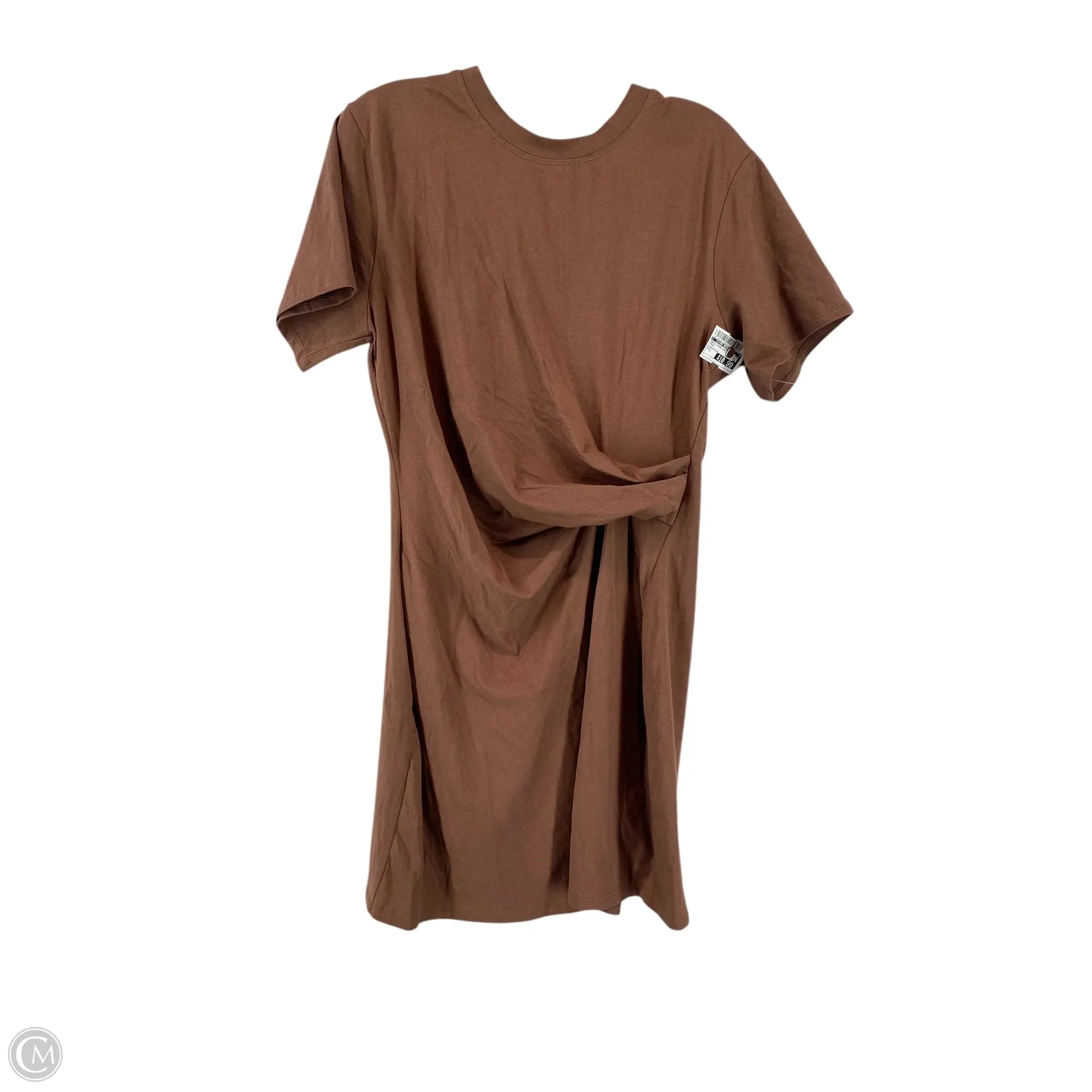 Dress Casual Short By Clothes Mentor In Brown, Size: L