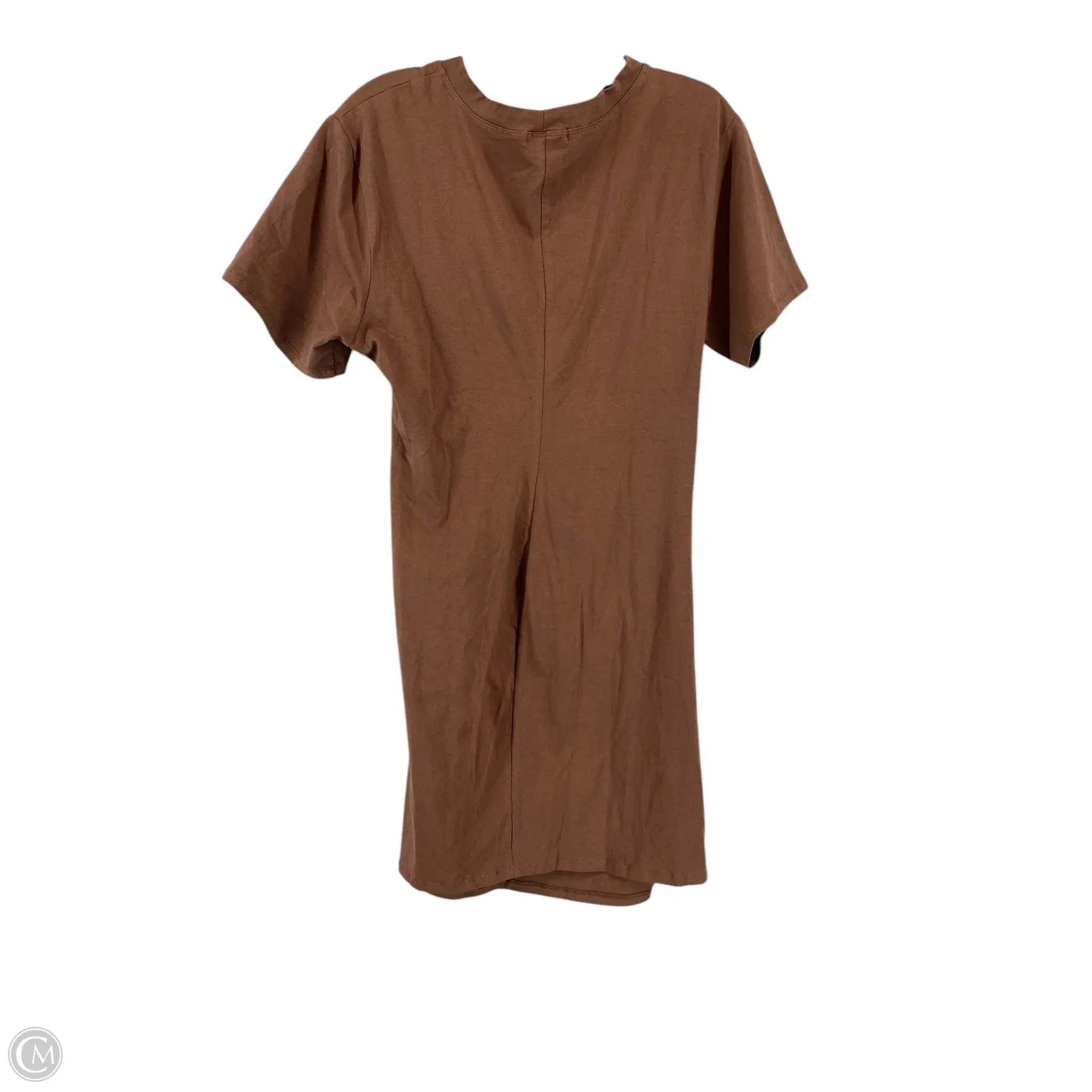 Dress Casual Short By Clothes Mentor In Brown, Size: L