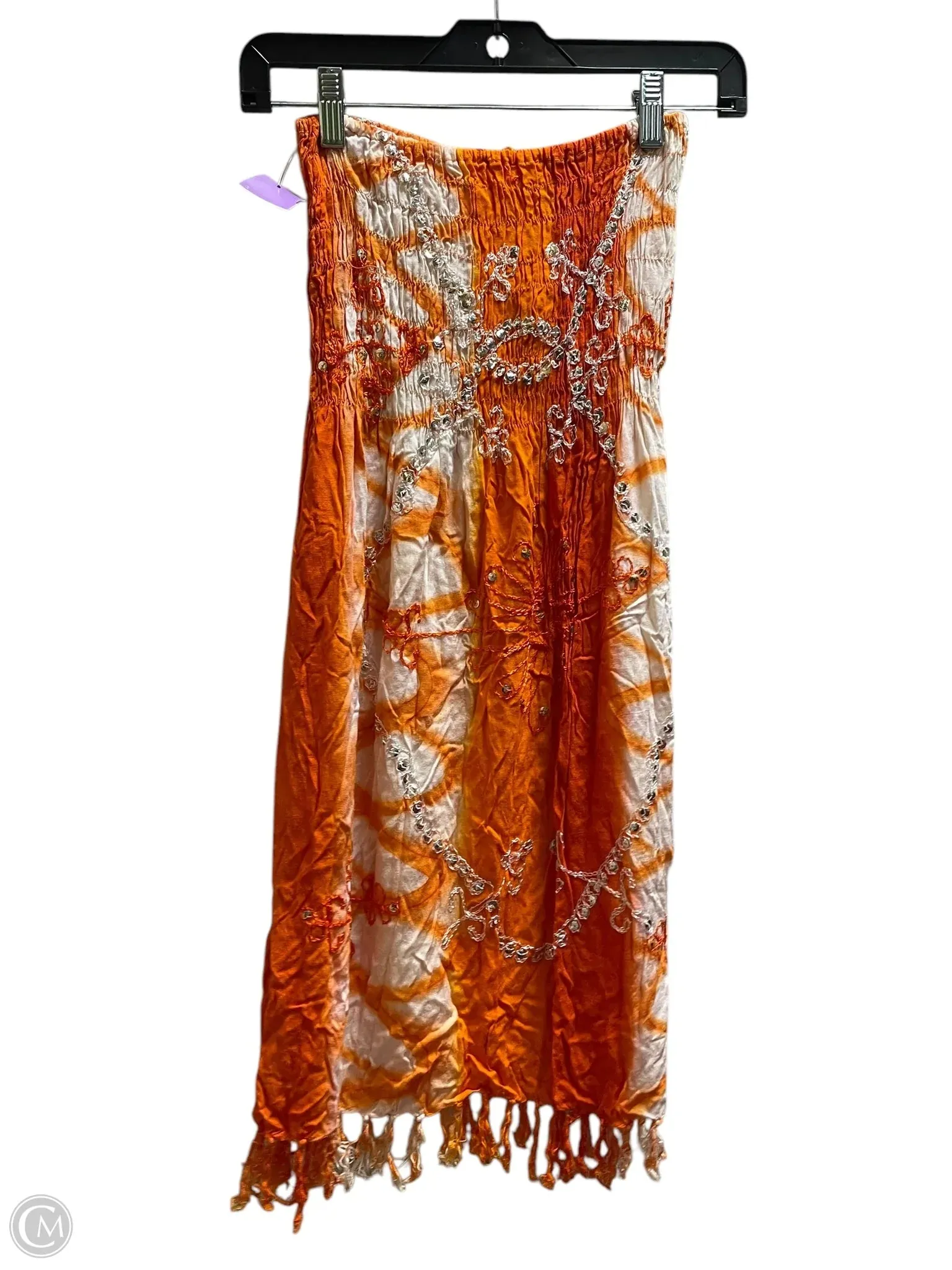 Dress Casual Short By Clothes Mentor In Orange, Size: Osfm
