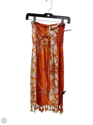 Dress Casual Short By Clothes Mentor In Orange, Size: Osfm